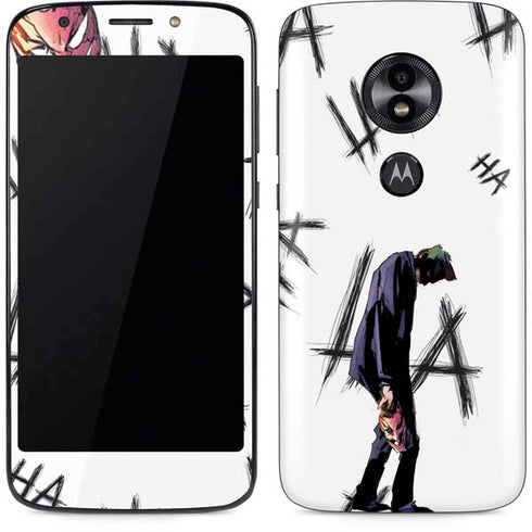 DC Comics The Joker HAHAHA Walking Moto E5 Play Skin